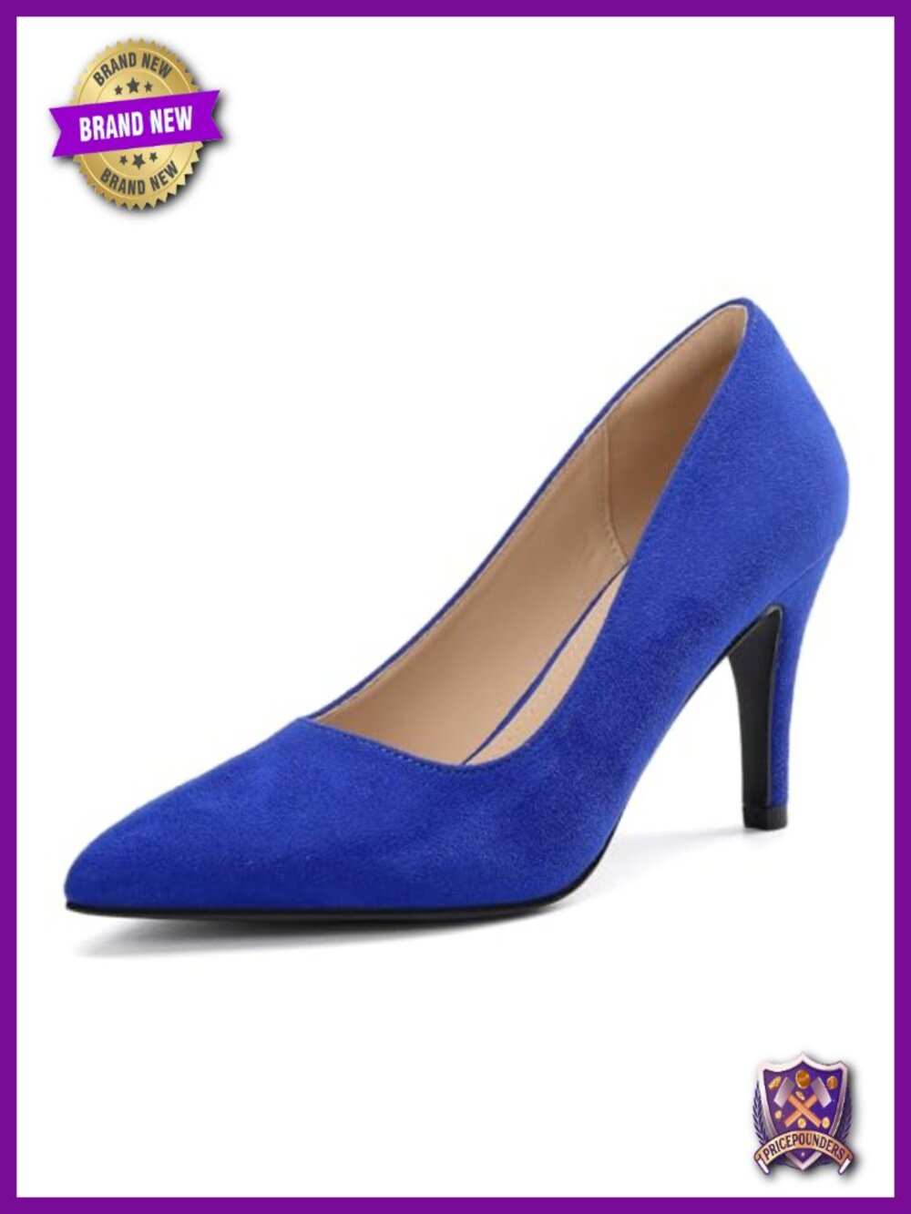 Synthetic Pointed Toe Pump Shoes Heels